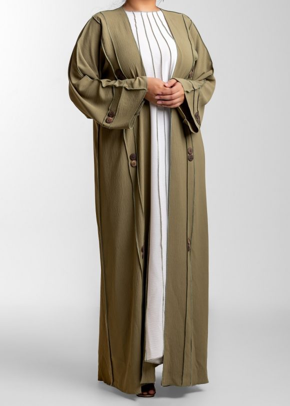 Abaya with Scarf and Belt