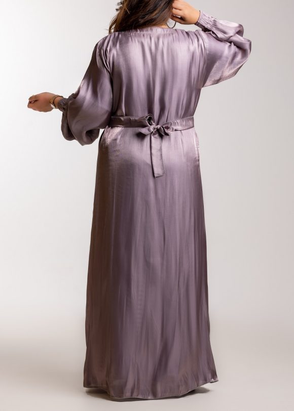 Shimmered Abaya with matching scarf and belt